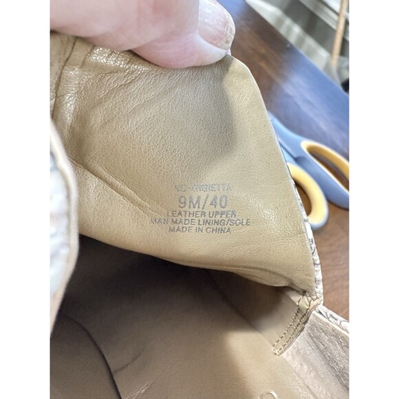 Vince Camuto Snake Print Ankle Boots - Picture 8 of 8